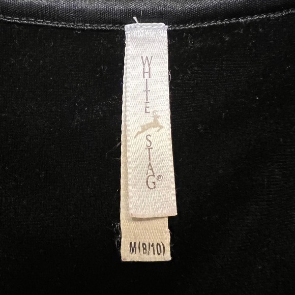 Black Velvet Floral Patchwork Artsy Boho Indie Eclectic Y2K Top Size M - Picture 7 of 8